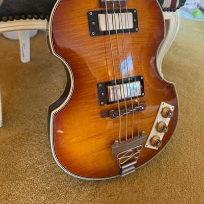 Epiphone Viola Bass with Rosewood Fretboard 1995 - 2020 - Vintage Sunburst image 5