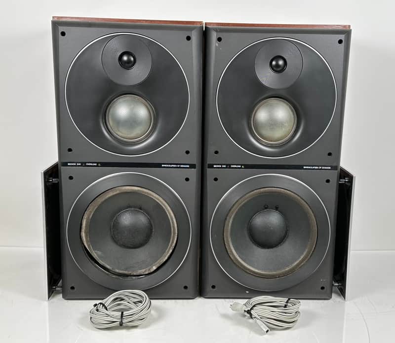 Vintage Bang & Olufsen Beovox S80 Speaker Pair image 1
