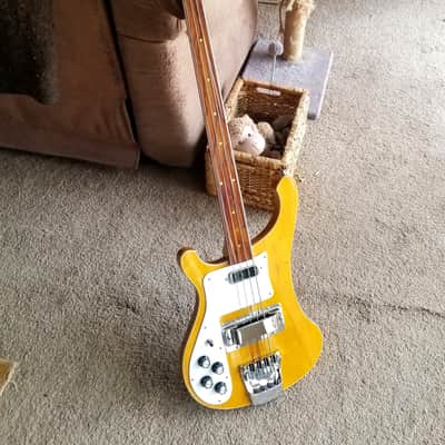 Left-Handed Paul McCartney fretless 4001 Rickenbacker Custom Build Bass image 1