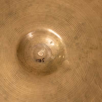 1930s 1940s Zildjian 17" Piatti Cymbal 1785 image 5