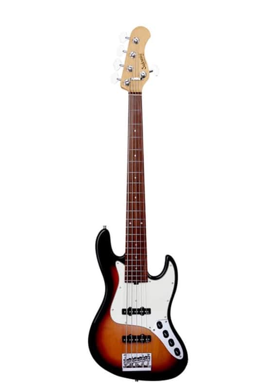 Sadowsky MetroExpress 21 Fret Vintage JJ Bass 5 String Tobacco Sunburst Transparent High Polish Morado Board image 1