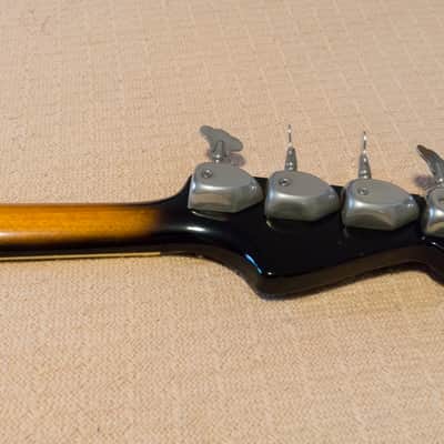 Hagstrom C-1 Concord Electric Bass  - 1966 or '67, Gloss Tobacco Sunburst - Left Handed, Lefty image 8