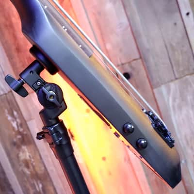 Ibanez UB805-MOB Electric Upright 5-string Bass - Mahogany Oil Burst with Gig Bag and Stand image 5
