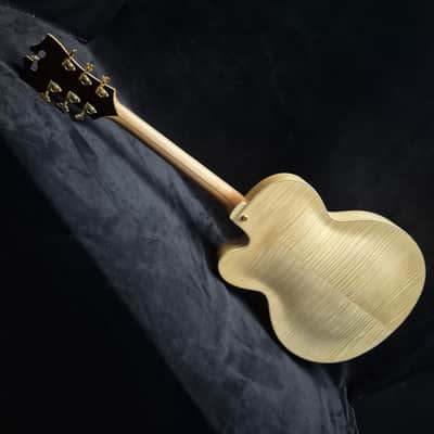 2005 D'Angelico Excel EXL-1 Hollow Body Archtop with Ebony Fretboard - Natural image 3