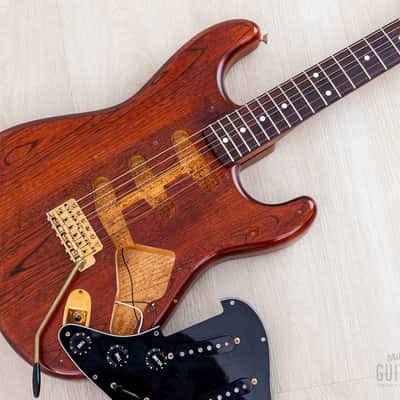 1992 Fender Stratocaster Order Made Walnut Satin Nitro Lacquer w/ Gold Hardware & Case, Japan MIJ Fujigen image 22