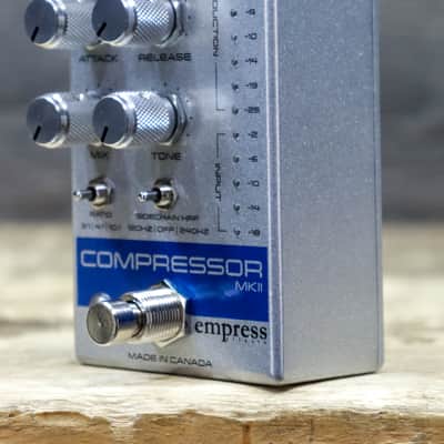 Empress Effects Compressor MkII Analog Compressor Silver Sparkle Effect Pedal image 2