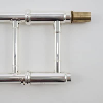 Yamaha Model YSL-448GS .547 Bore Trombone with F-Attachment SN 800410 SILVER PLATE image 11