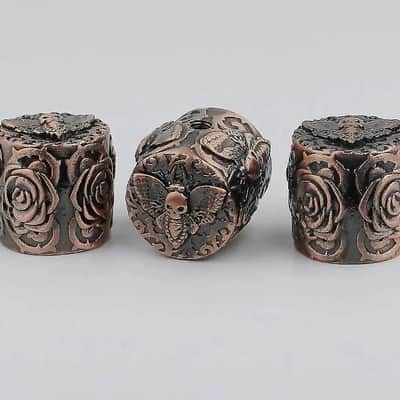 3pcs Metal Guitar and Bass Bronze Honey Bee Control Volume Tone Knobs image 3