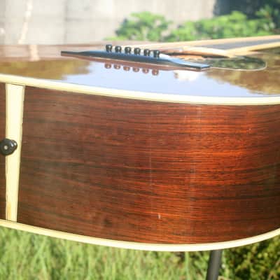 Morris TF-60 D size Guitar Jacaranda Body 1990's - Natural+Hard Case FREE image 12