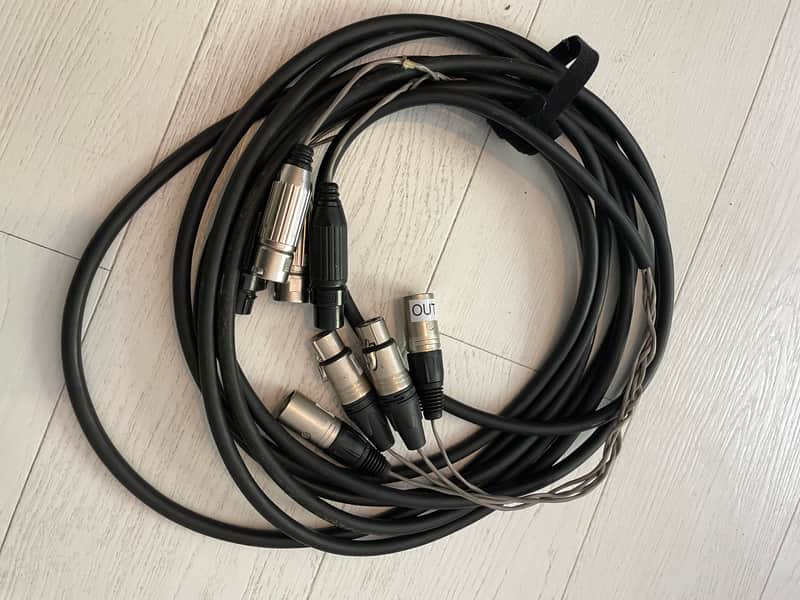 Mogami 4 Pair XLR Snake 18' (5.6m) image 1