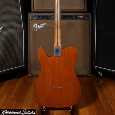 2022 Danocaster Single Cut Thinline Aged Natural image 4