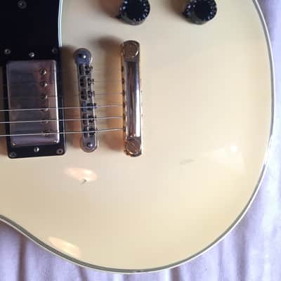 Burny / Fernandes Japan ca. 1985 Les Paul Custom Cream / White RLC-60 / LC-70RR Solidbody Electric image 11