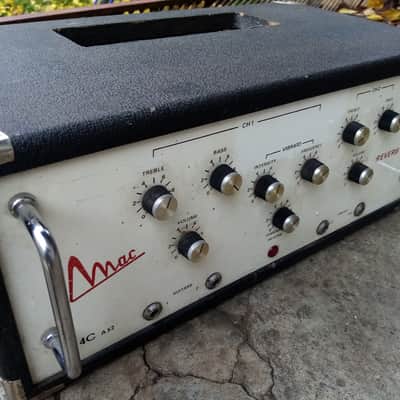 Vintage Italian Tube Amp Mac 4c A52 Reverb 60s,70s image 1