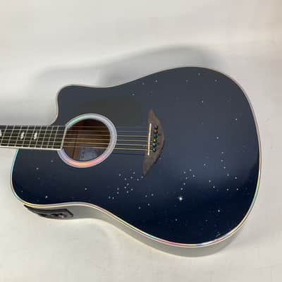 2008 Esteban Celestial Night Limited Edition Acoustic/Electric Guitar image 11