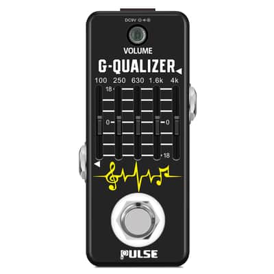 Pulse Technology G-Qualizer PT-17A Mini Guitar 5-Band Graphic Equalizer EQ Pedal image 1