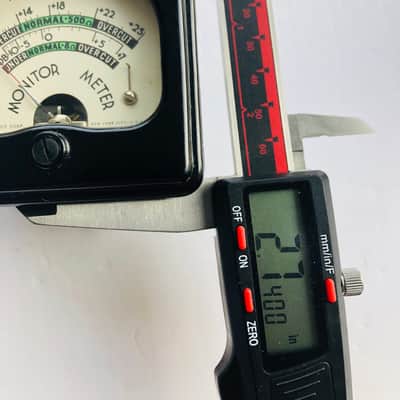 NOS Rek-O-Kut VU meter for Record Cutting Lathe image 6