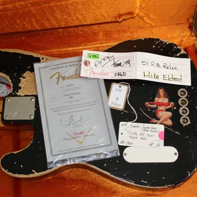 Fender ZZ Top Dusty Hill OWNED & PLAYED Signature Model Custom Shop Relic Bass with ALL Extras : Collectors Alert ! image 22