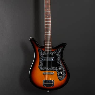 Teisco Del Rey ET-100 Tulip Late 1960's Sunburst image 8
