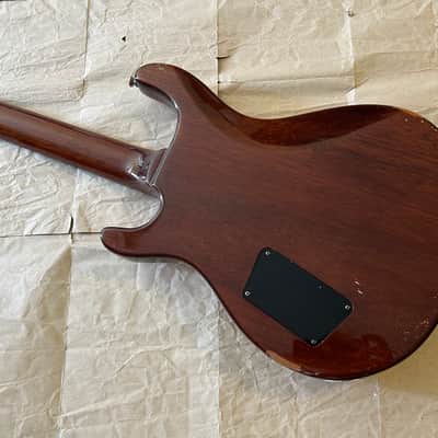 Hohner SG Lion 1987 Made in Korea Flamed Birdseye Maple top HSS Electric Guitar in Very Good Condition with PRS Gigbag image 14