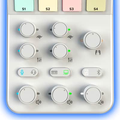 Mackie M-Caster Studio Live Streaming Digital Mixer, White image 3
