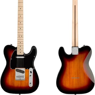 Squier Affinity Series Telecaster Electric Guitar, 3-Color Sunburst, Maple Fingerboard image 2