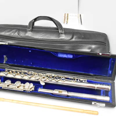 Handmade Pearl Dolce Semi-Pro Flute Offset G Split E B Foot Handcut PH-7 Sterling Headjoint image 2