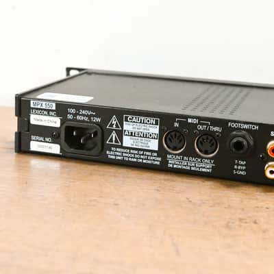 Lexicon MPX 550 Dual-Channel Effects Processor CG012DU image 11