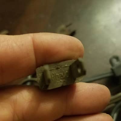 One (1) Phalo Viking Electric Disconnect Plug Power Cord Cable Non-polarized Rounded Rectangle 1958 image 7