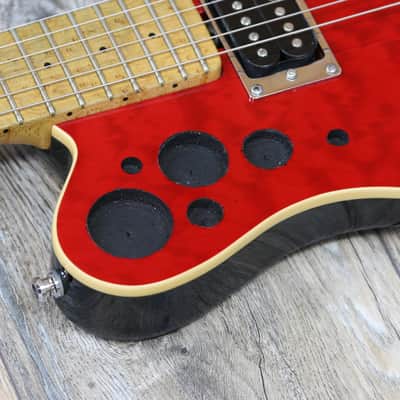 Tone King! Ernie Ball Music Man Axis 2010 Trans Red + OHSC image 9