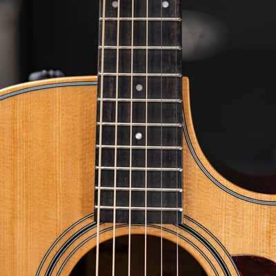 Taylor 414ce Studio Grand Auditorium Acoustic/Electric Guitar - Natural with Gig Bag image 8