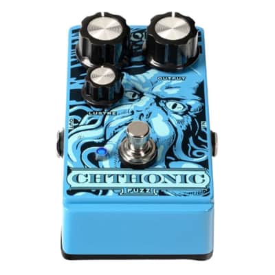 DigiTech DOD Chthonic Fuzz Pedal for Guitars and Amps with Subtle Tone Control, All Metal Chassis, and LED Power Indicator (Blue) image 4