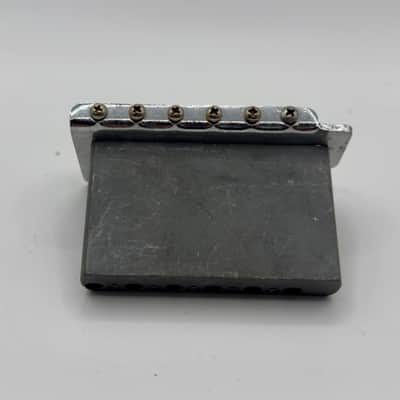 Fender Stratocaster Electric Guitar Bridge USA 1980s - Chrome image 4