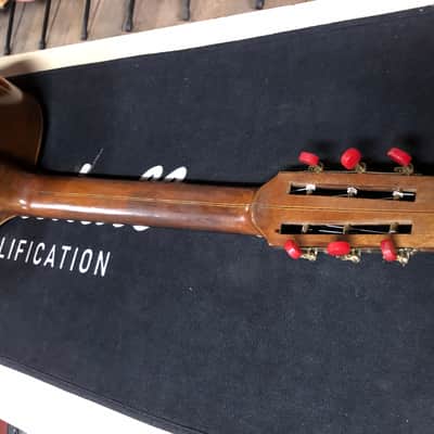 One of a kind French Jazz manouche left handed Siro Burgassi Grand model from 1945 Paris image 23