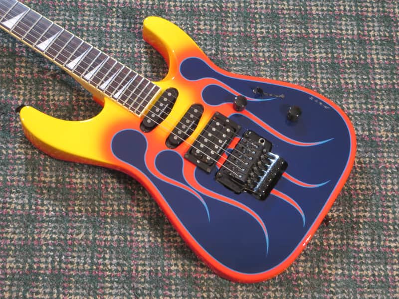 Jackson DK2 HRF 日本製 Jackson Japan Dinky DK2 Hot Rod Flames! MIJ! | Reverb