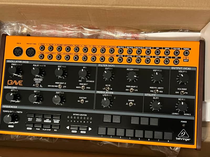 Behringer Crave Analog Semi-Modular Synthesizer 2019 - Present - Orange image 1
