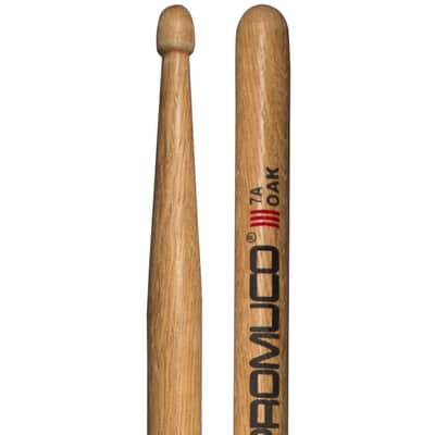 Immagine Promuco Oak Drumstick Bundle of 3 Pairs 7A Wood Tip - 2