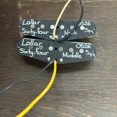 Lollar Sixty-Four Neck + Middle Strat Pickups image 2