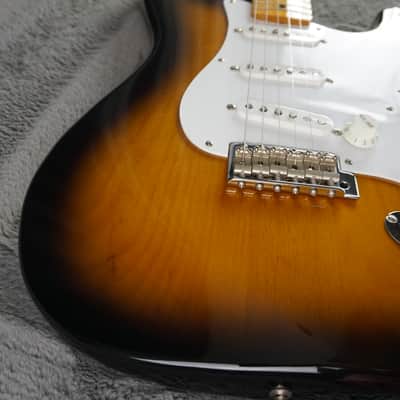 Fender Japan ST57-70TX 2004 Stratocaster 2-Tone Sunburst w/ Texas Special Pickups image 8