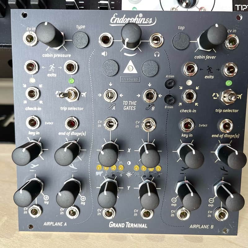 2020’s Endorphin.es Grand Terminal Eurorack Synth Module Black