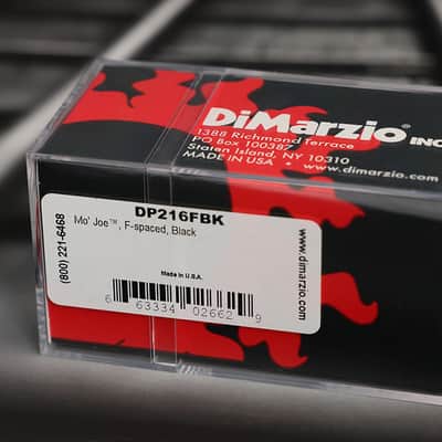 DiMarzio DP216FBK Mo' Joe F-Spaced Humbucker - Black / F-Spaced - Joe Satriani image 2