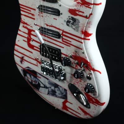 Custom Painted and Upgraded 2024 Fender Squier Strat With Matching Headstock image 4