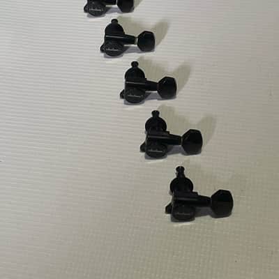 1990's Japan Jackson Professional Model Series R Logo Tuners Tuning Pegs 6 In Line image 3