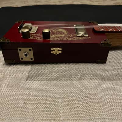 Cigar Box Guitar, 3-String Electric, Sweet Jane image 3