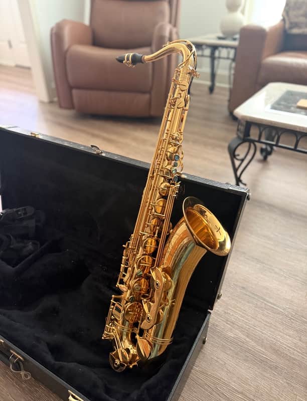 Cannonball Tenor TSCEP-L 2023 -Gold Lacquer body Blue Abalone Keys