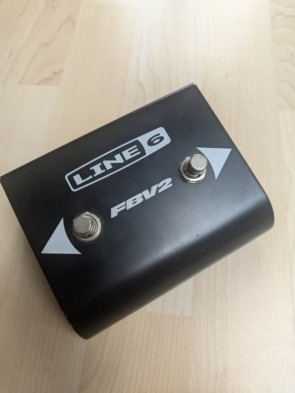 Line 6 FBV2 2-Button Footswitch 2010s - Black image 1