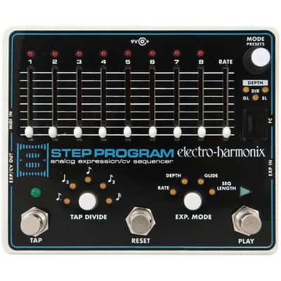 Electro-Harmonix EHX 8-Step Program Analog Expression/CV Sequencer Guitar Effects Pedal image 1