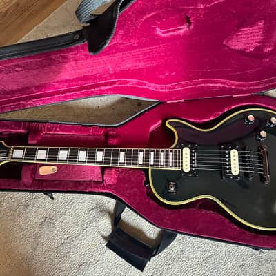 1980 Aria Pro II Les Paul Custom - Kirk Hammett Vibes - Ebony Blacked Out image 1