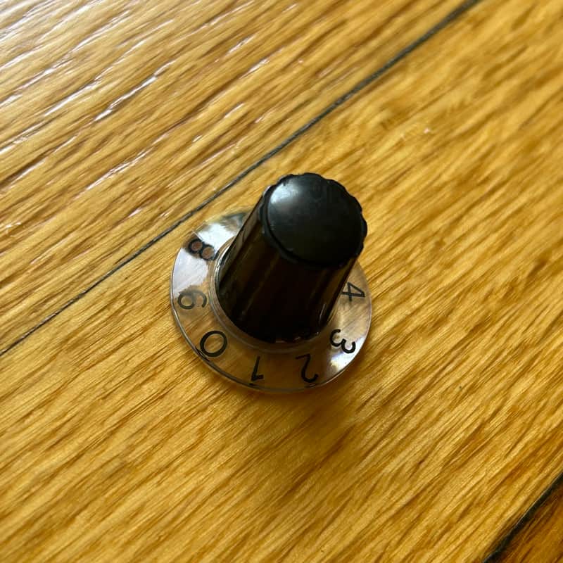 1970s Sound City Knob Black Cap Set Screw Priced Individually image 1
