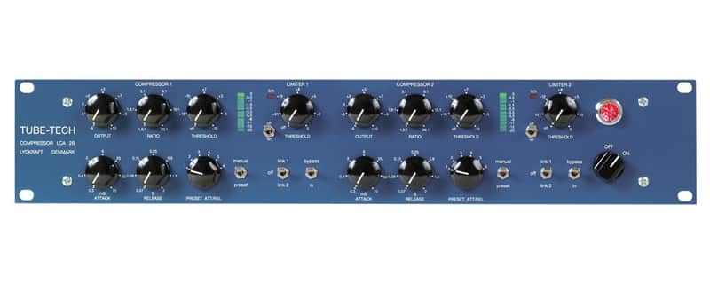 Tube-Tech LCA 2B Dual Channel Tube VCA Compressor / Limiter 2010s - Unused Blue TGHM image 1