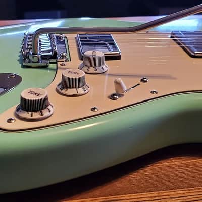 Suhr Classic - Antique Surf Green w/scalloped fretboard image 5
